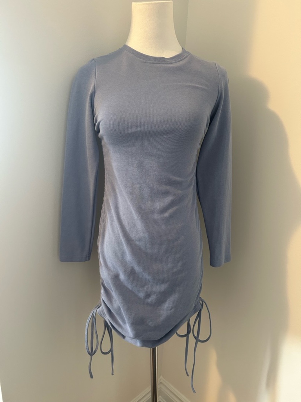 Little blue dress with adjustable length
